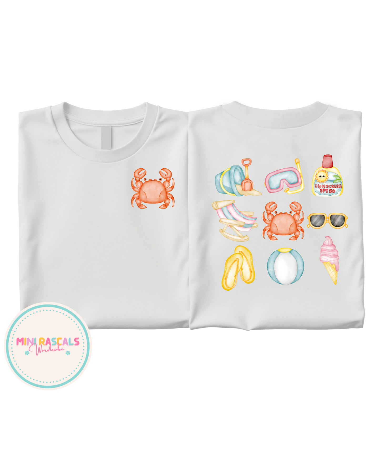 Beach Vibe T-Shirt | Kids Summer T-Shirt