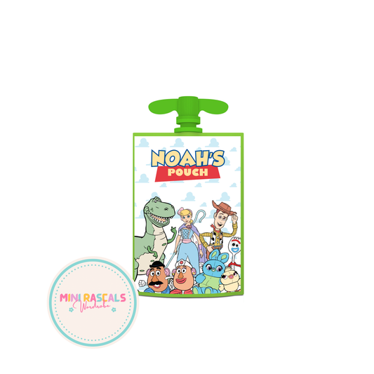Personalised Toy Story Fruit Pouch Labels – Custom Kids Party Labels | Mini Rascals (Copy)