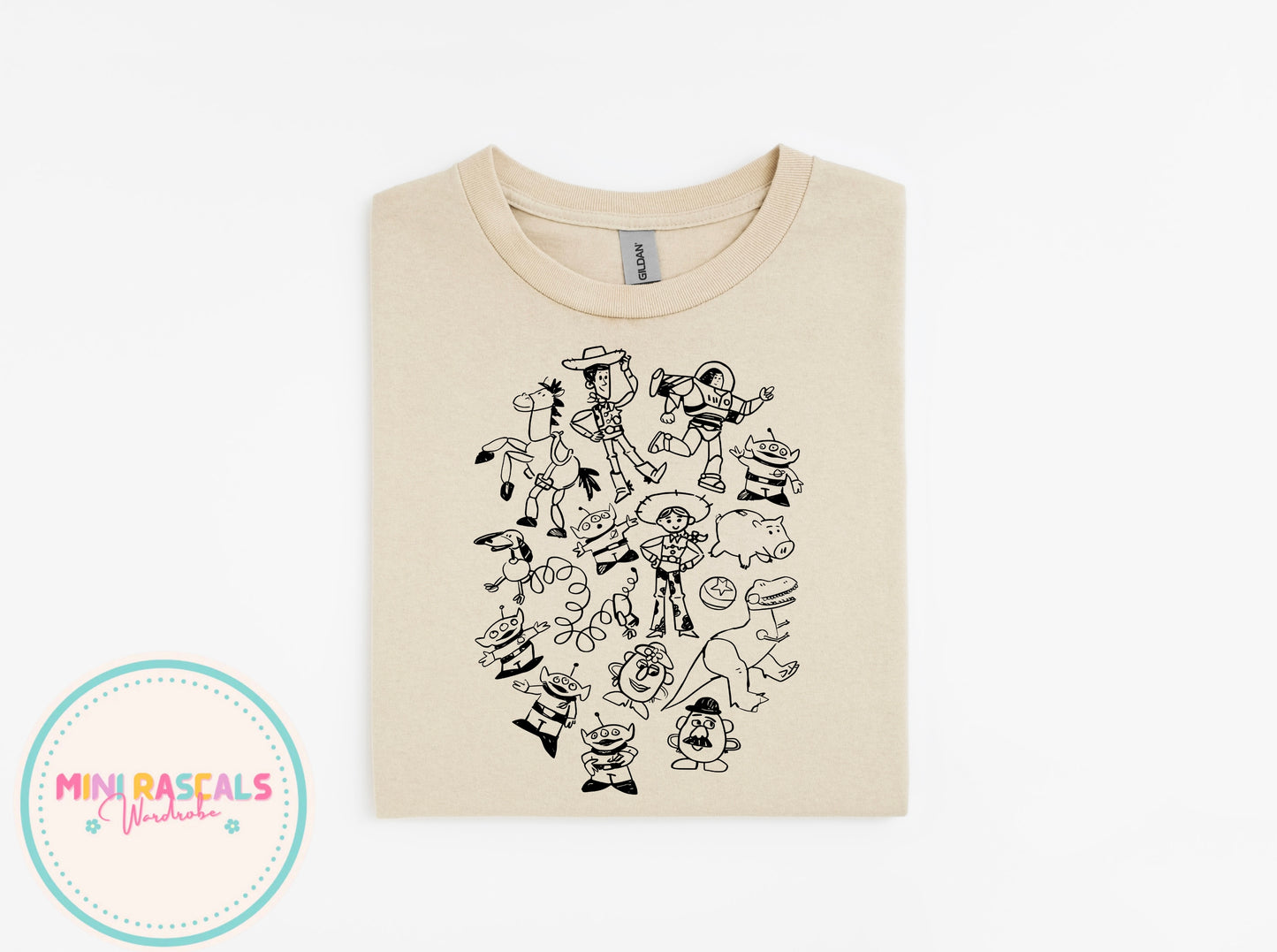 Retro Toy Story Drawing T-Shirt