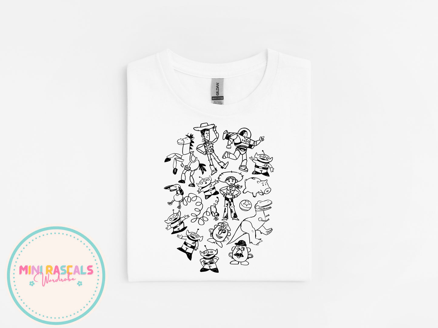 Retro Toy Story Drawing T-Shirt