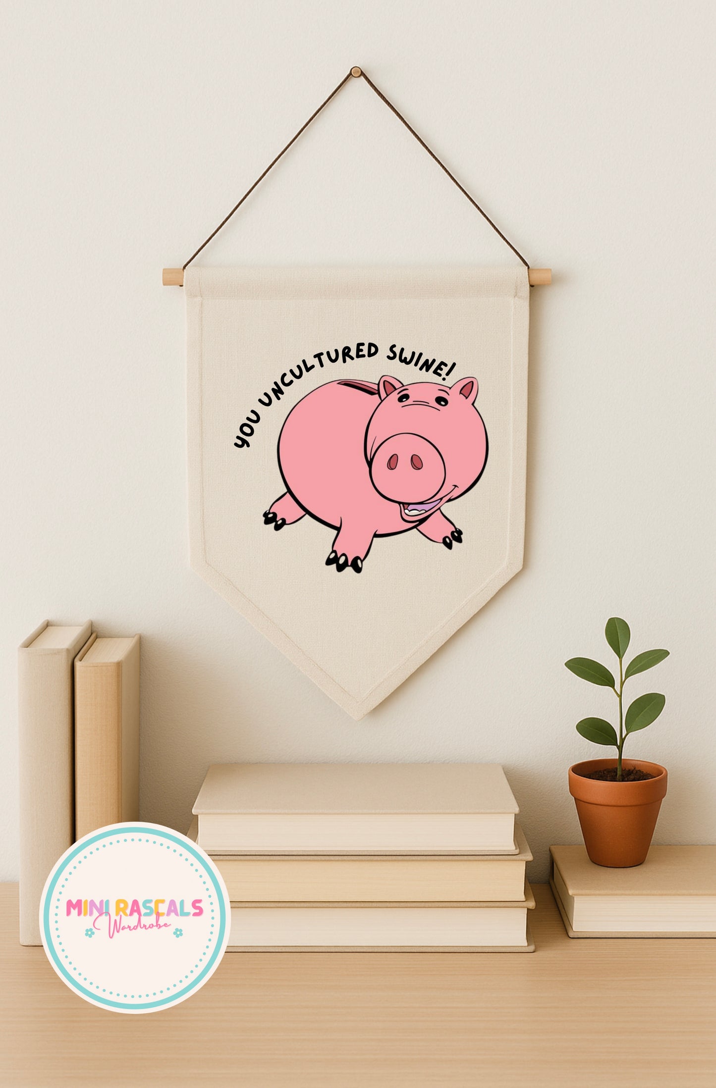 Hamm ‘You uncultured swine!’ Bedrooms Sign