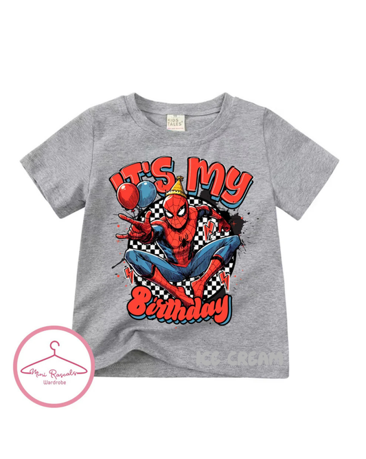 Spiderman Birthday Boy T-shirt