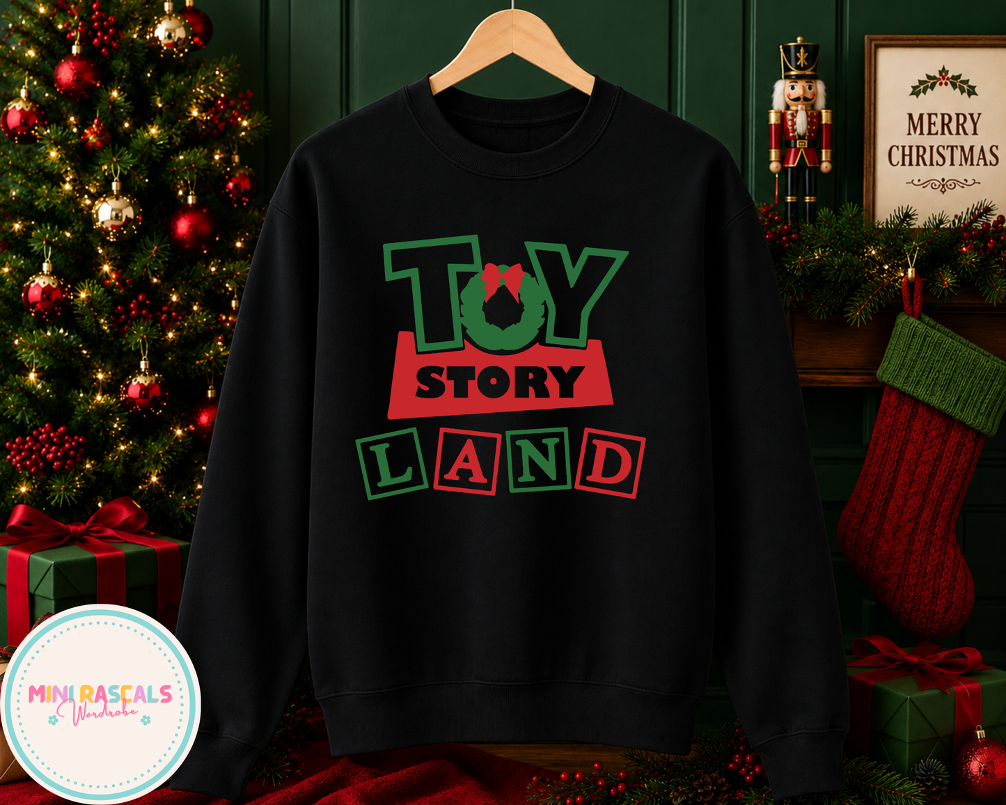 Toy Story Land Christmas Sweatshirt