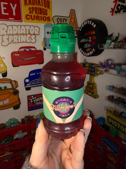 Disney Cars Fillmore Organic Fuel Birthday Party Favor Water Bottle / Fruit Shoot Labels
