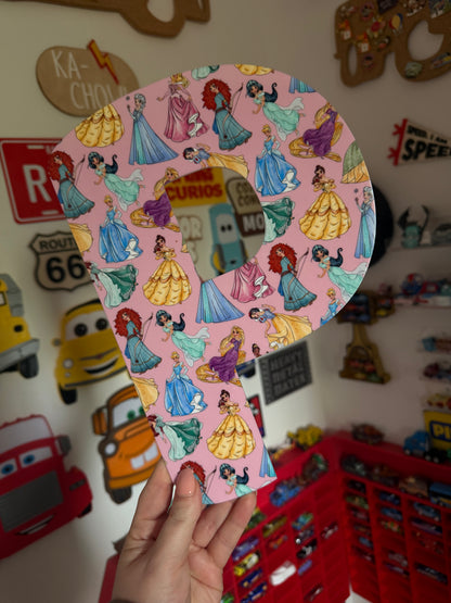 Personalised Acrylic Letter Initials – Disney Princess Ariel Little Mermaid Theme | Girls Nursery & Bedroom Decor