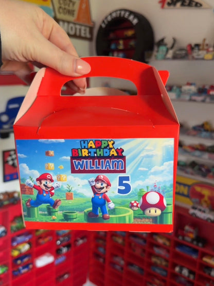 Personalised Mario Kart Party Bag – Custom Name Kids Party Favour | Mini Rascals
