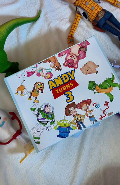 Personalised Toy Story Gift Box | Any Name & Age | Kids Birthday Gift Set