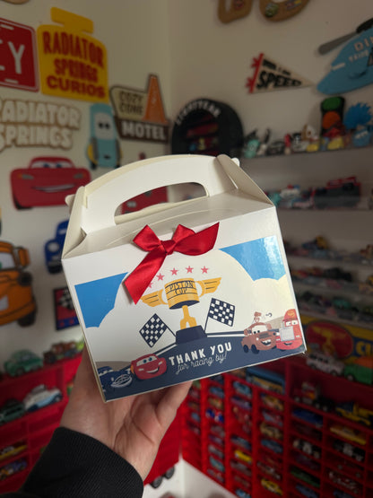 Personalised Cars Radiator Springs Birthday Party Treat Box