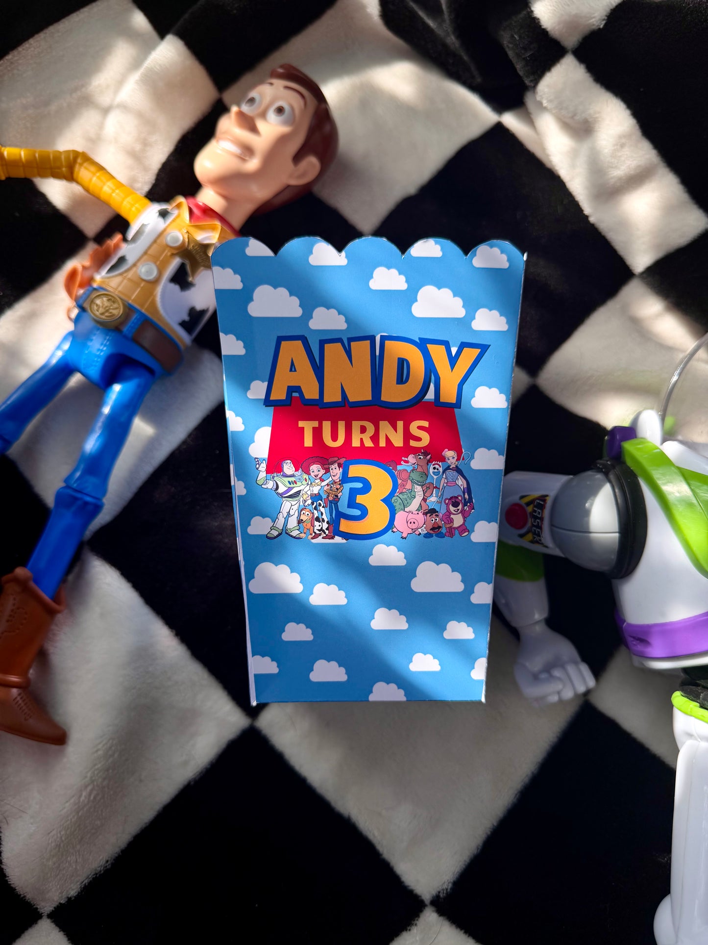 Toy Story Personalised Popcorn & Sweet Holder