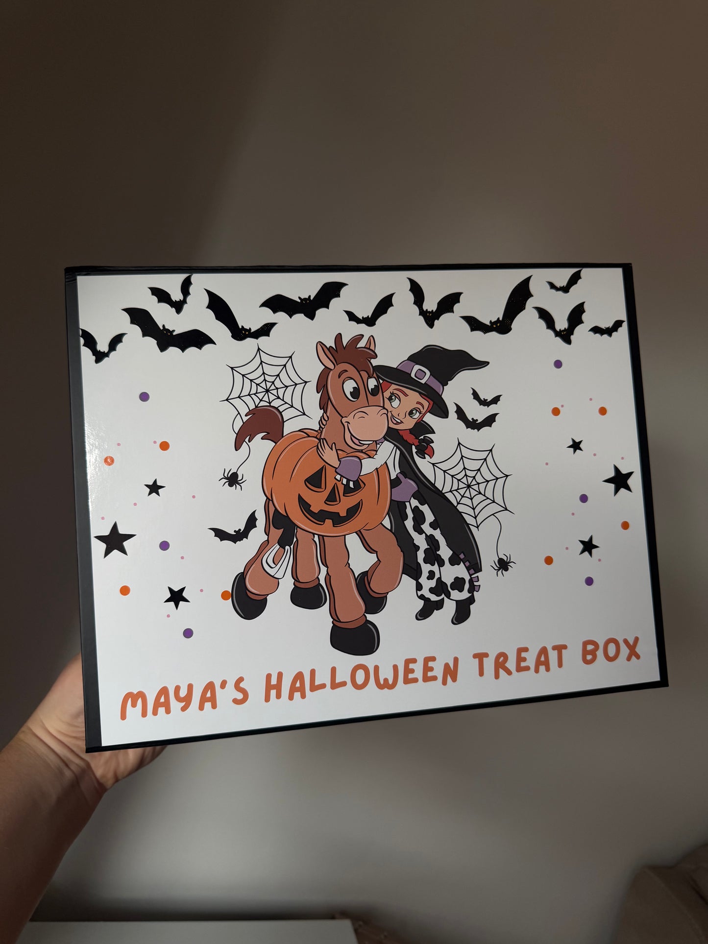 Personalised Jessie & Bullseye Halloween Treat Box
