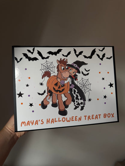Personalised Jessie & Bullseye Halloween Treat Box