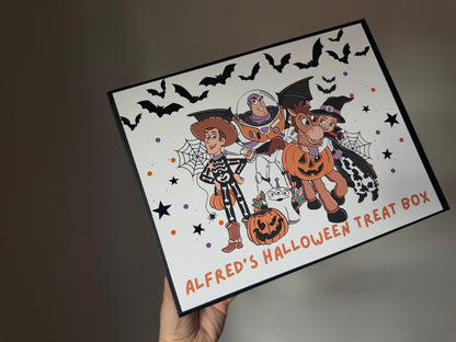 Personalised Toy Story Halloween Treat Box | Woody, Buzz & Friends