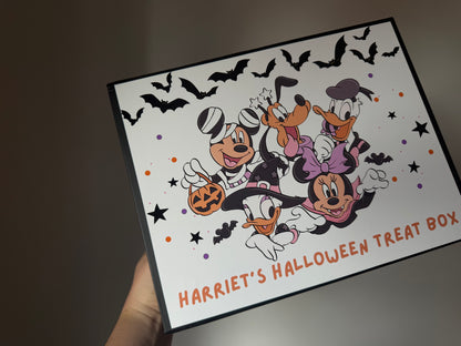 Personalised Mickey Mouse & Friends Halloween Treat Box