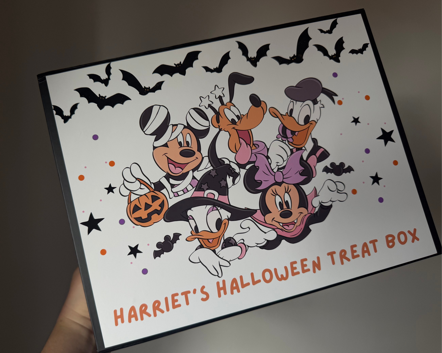 Personalised Mickey Mouse & Friends Halloween Treat Box