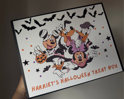 Personalised Mickey Mouse & Friends Halloween Treat Box