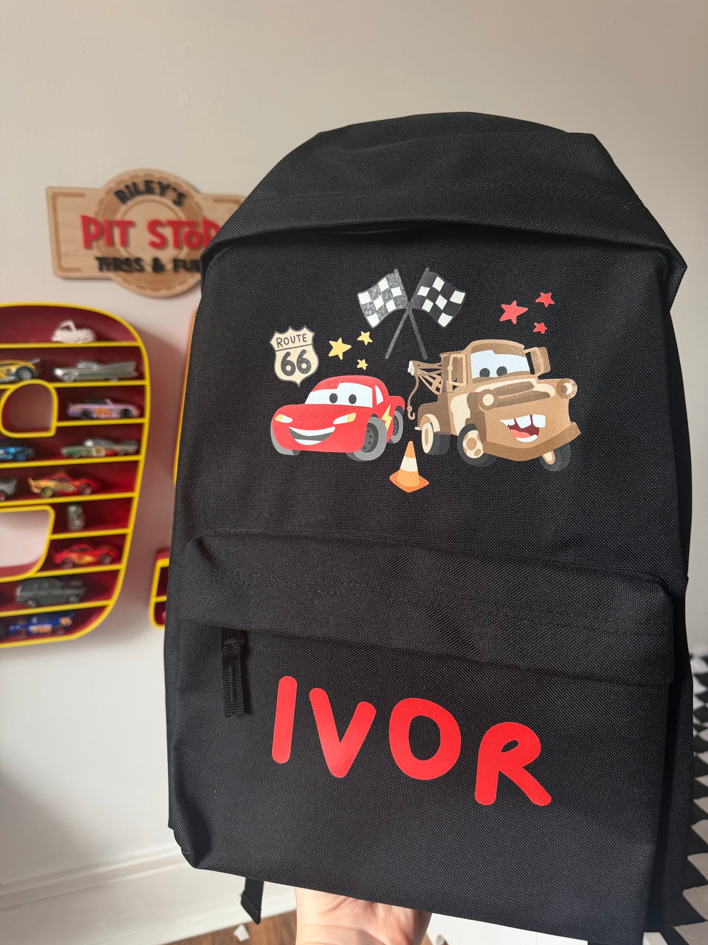 McQueen & Mater Disney Cars Kids Backpack