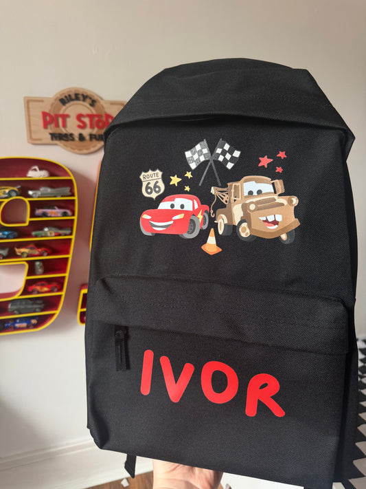 McQueen & Mater Disney Cars Kids Backpack