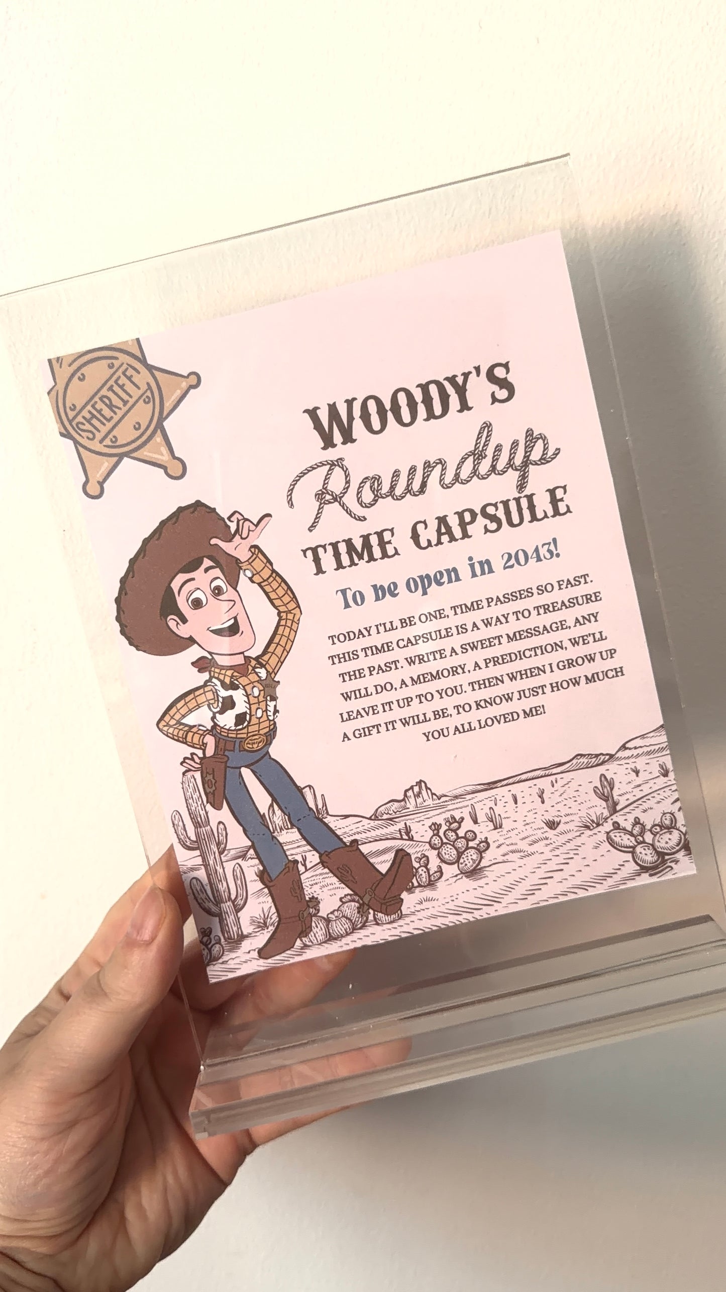 Toy Story Time Capsule Party Displays