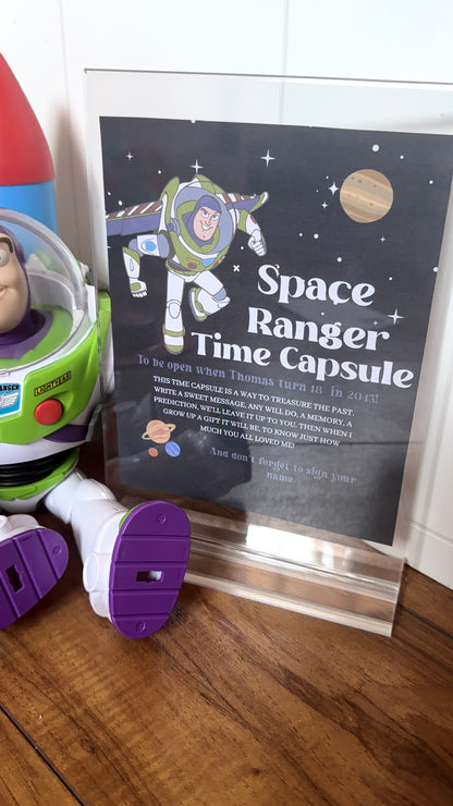 Toy Story Time Capsule Party Displays