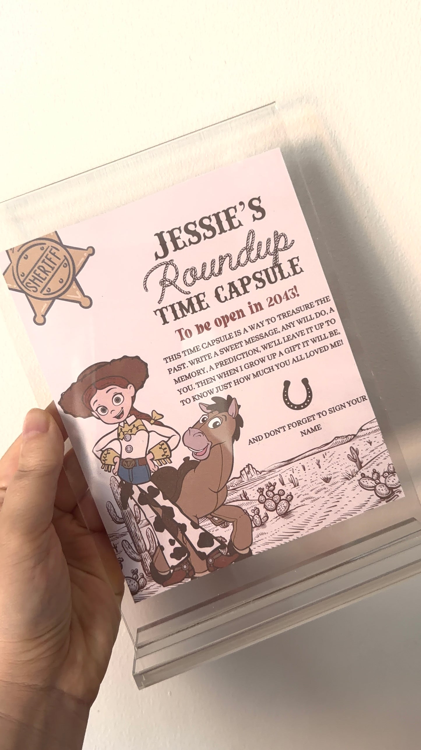 Toy Story Time Capsule Party Displays
