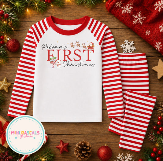 Personalised My First Christmas Pyjamas