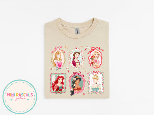 Girly Princess Christmas T-Shirt and Sweatshirt