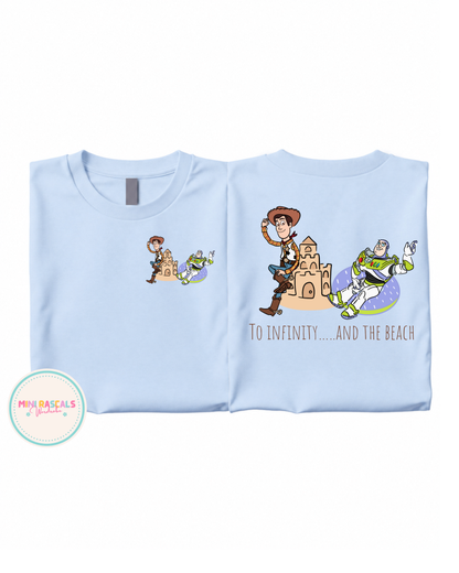 To Infinity and the Beach | Toy Story Kids T-Shirt