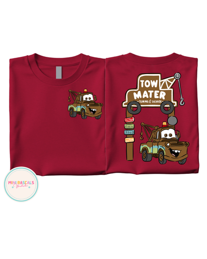 Tow Mater Inspired Cars Graphic T-shirt