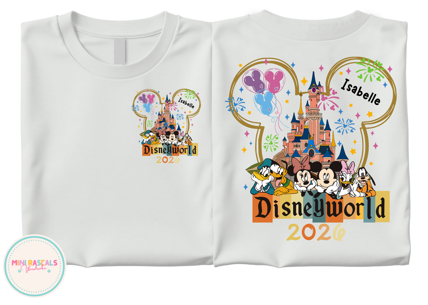 Disney World Trip Personalised T-Shirt