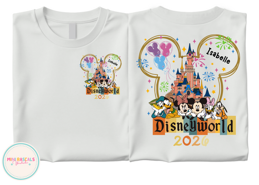Disney World Trip Personalised T-Shirt