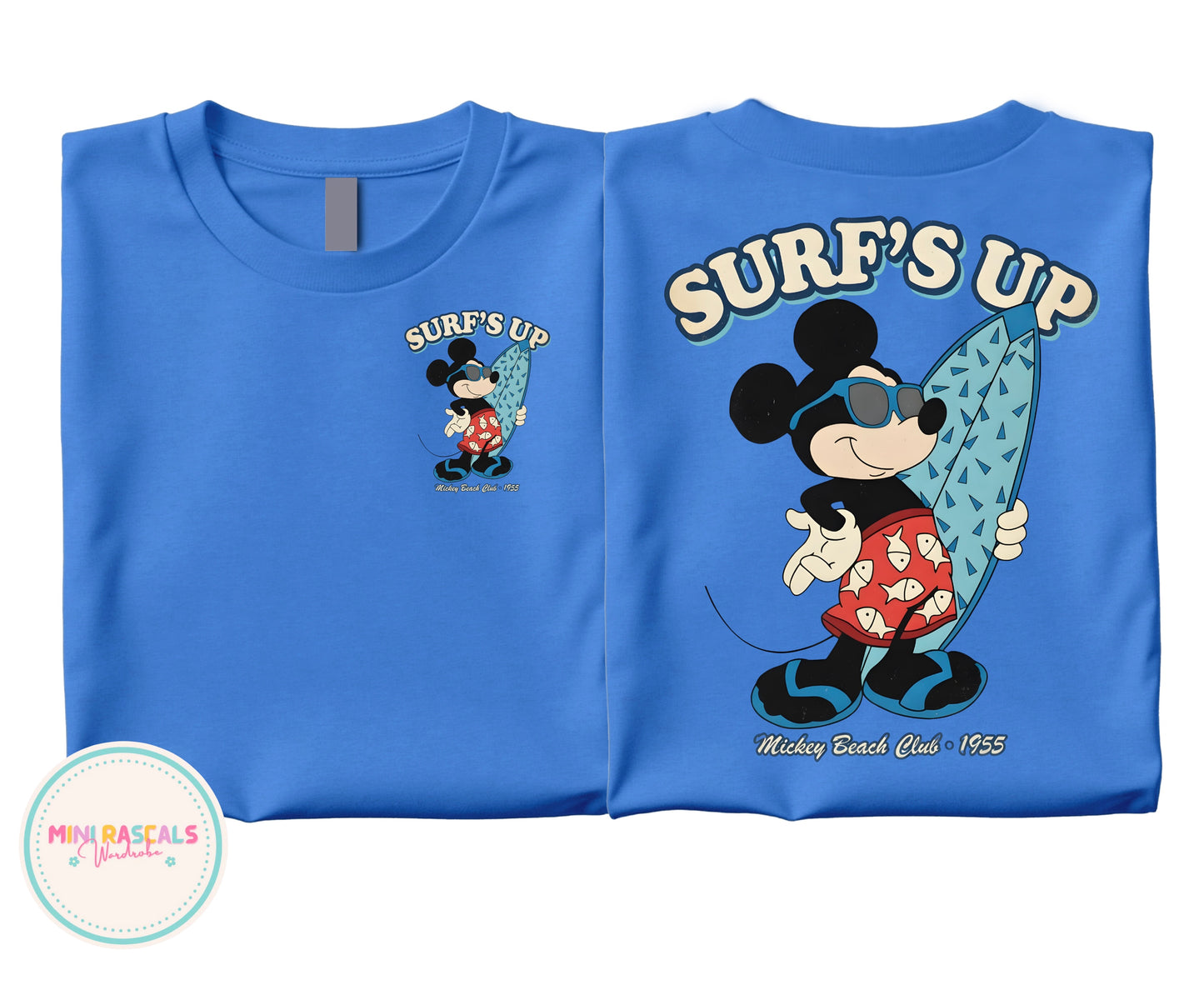 Mickey Mouse Surfs Up T-Shirt | Boys Disney Tee | Kids Summer Top
