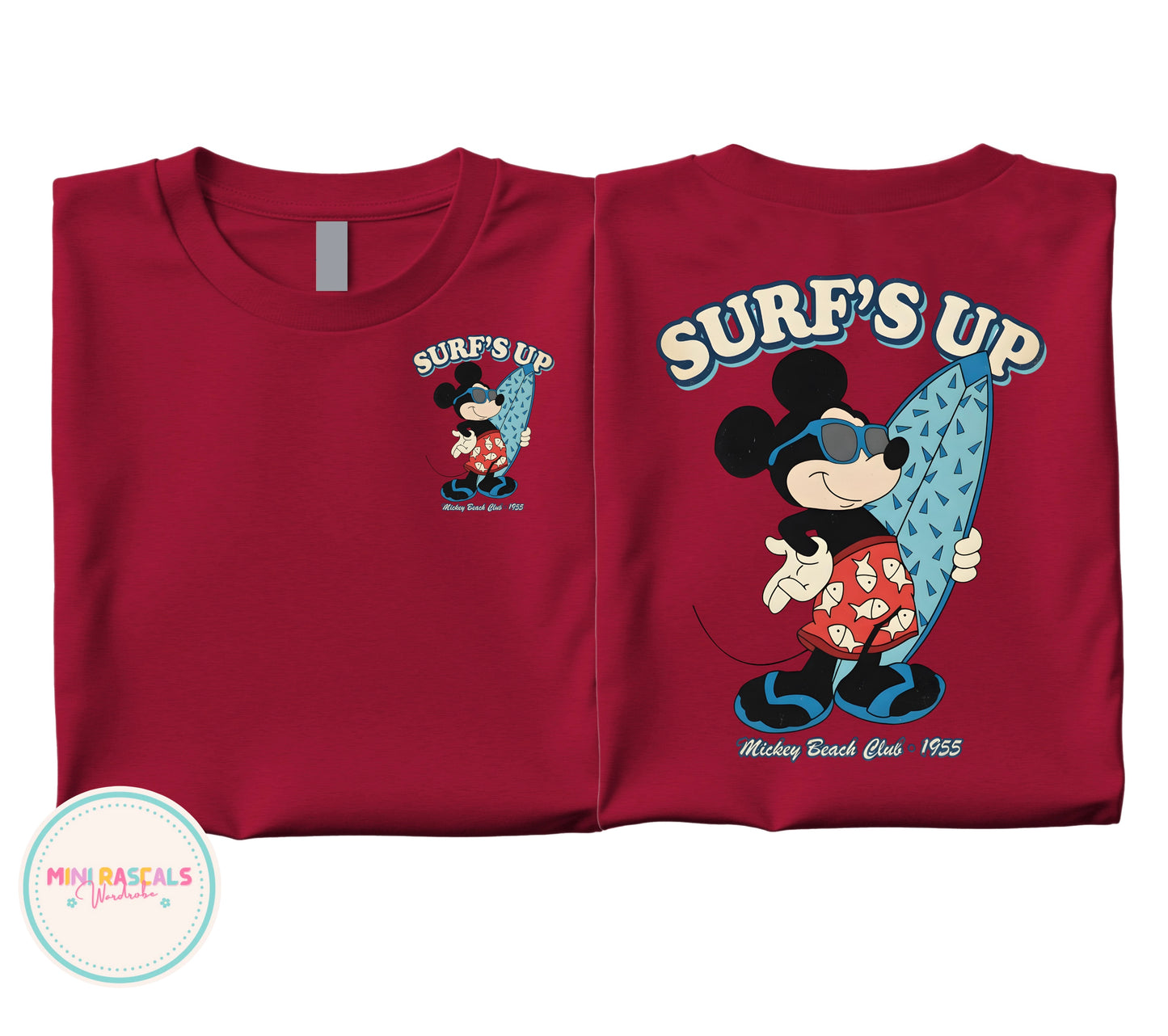 Mickey Mouse Surfs Up T-Shirt | Boys Disney Tee | Kids Summer Top