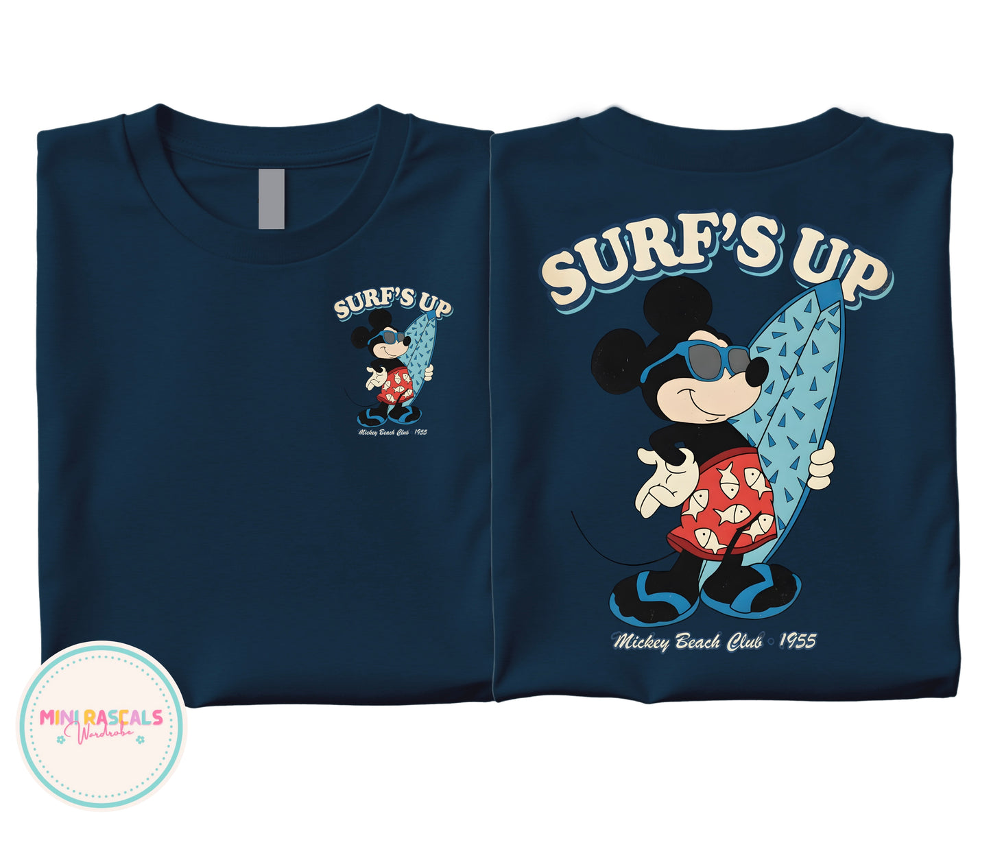 Mickey Mouse Surfs Up T-Shirt | Boys Disney Tee | Kids Summer Top