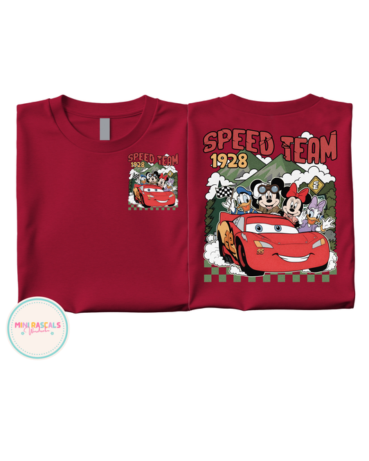 McQueen Mickey and Friends Speed Team T-Shirt