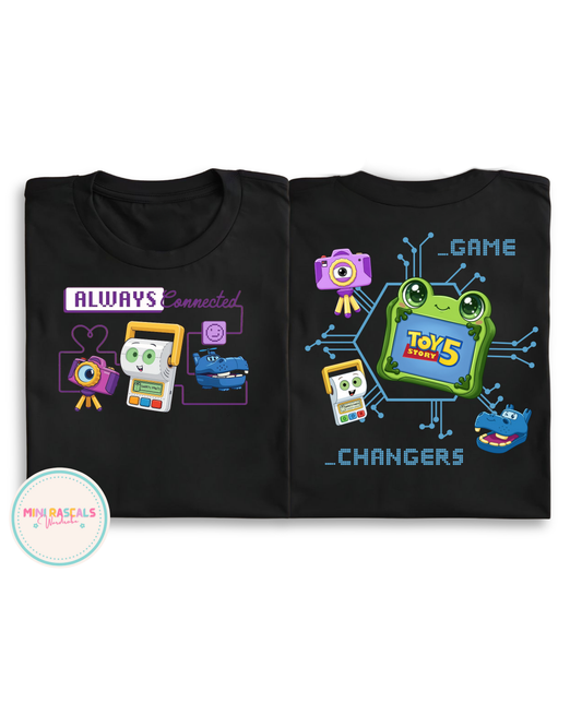 Toy Story 5 | Game Changers Sidekicks T-Shirt | Mini Rascals Wardrobe