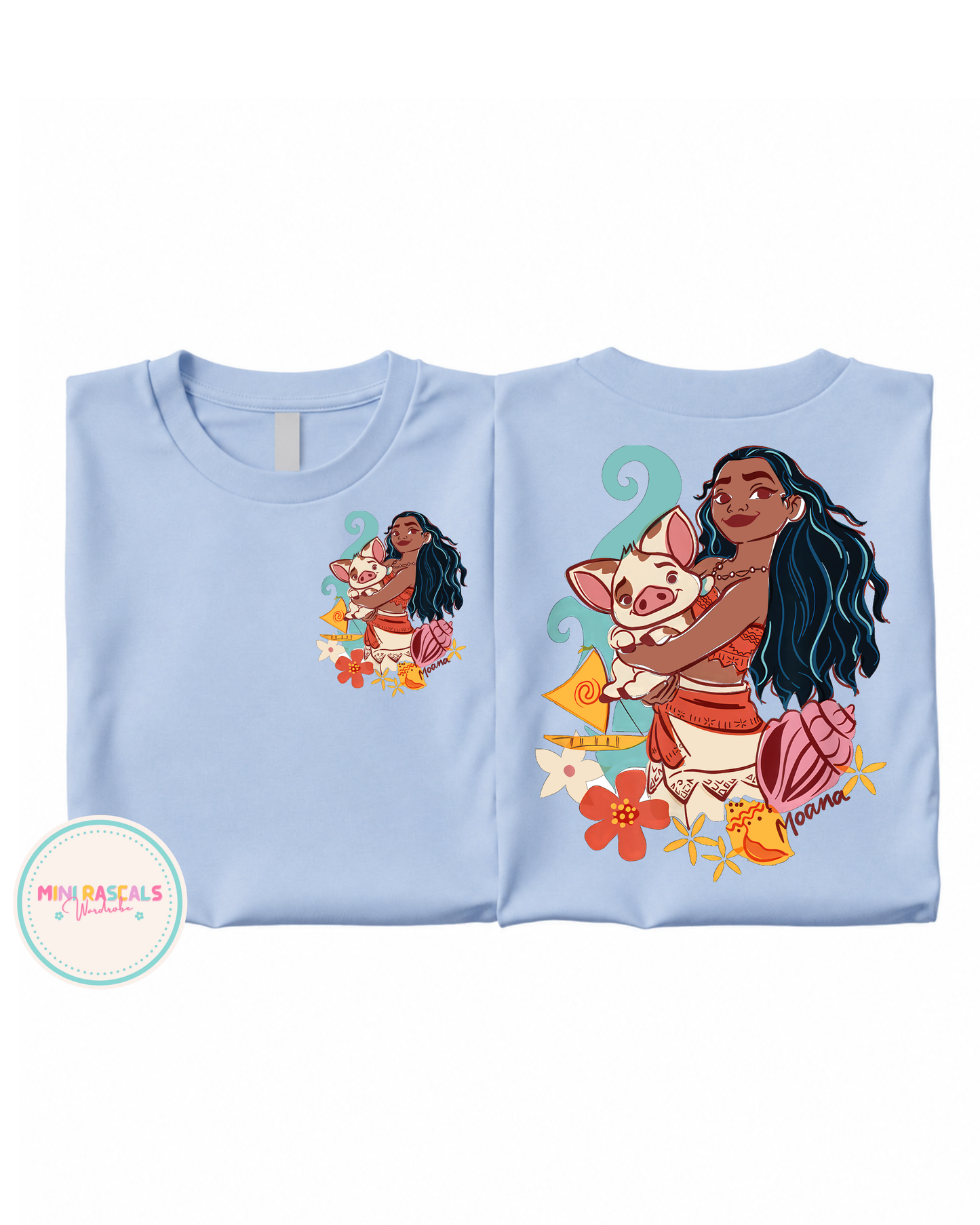 Moana | Sea Shell T-Shirt | Mini Rascals Wardrobe