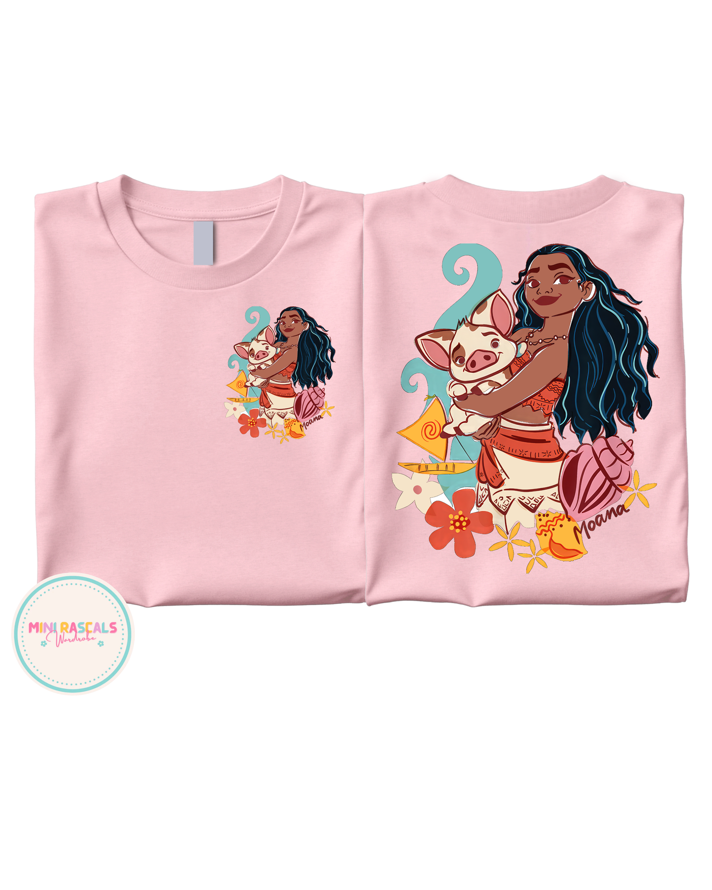 Moana | Sea Shell T-Shirt | Mini Rascals Wardrobe
