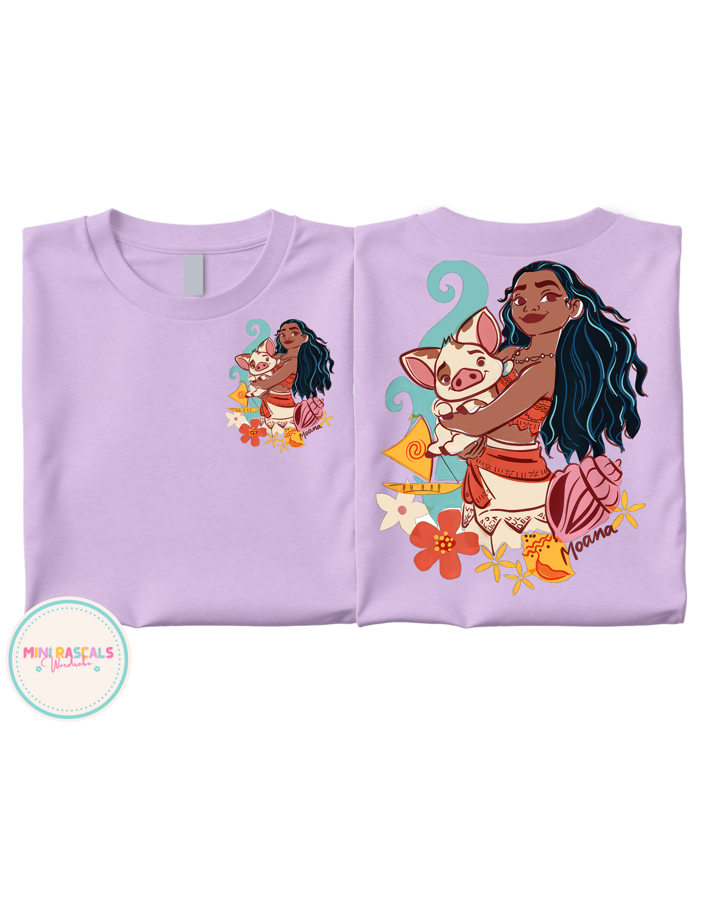 Moana | Sea Shell T-Shirt | Mini Rascals Wardrobe