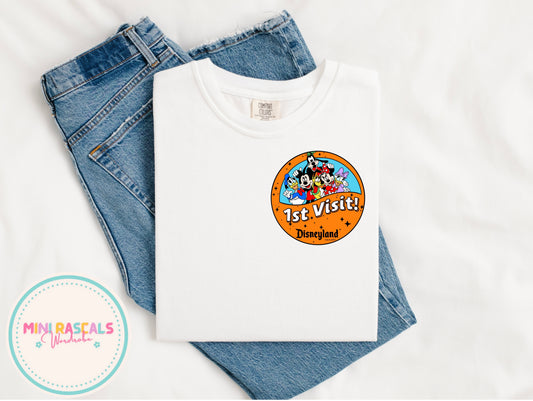 Disney 1st Visit Badge Inspired Children's T-Shirt