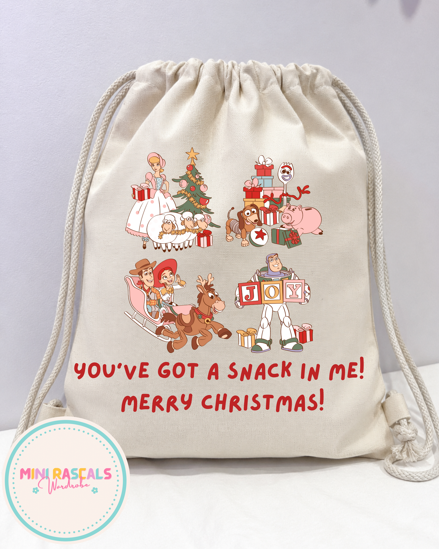 You've Got a Friend in Me Toy Story Christmas Snack Bag