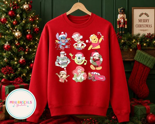 Disney Movies Christmas Sweatshirt