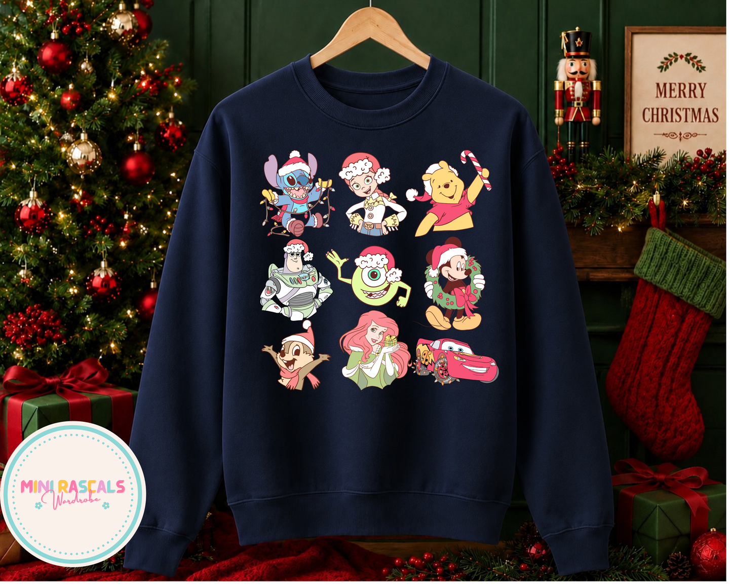 Disney Movies Christmas Sweatshirt