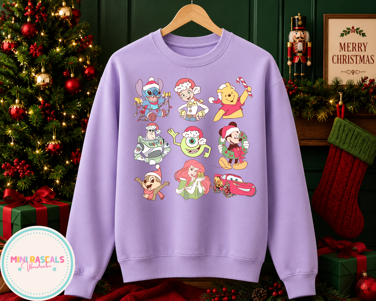 Disney Movies Christmas Sweatshirt