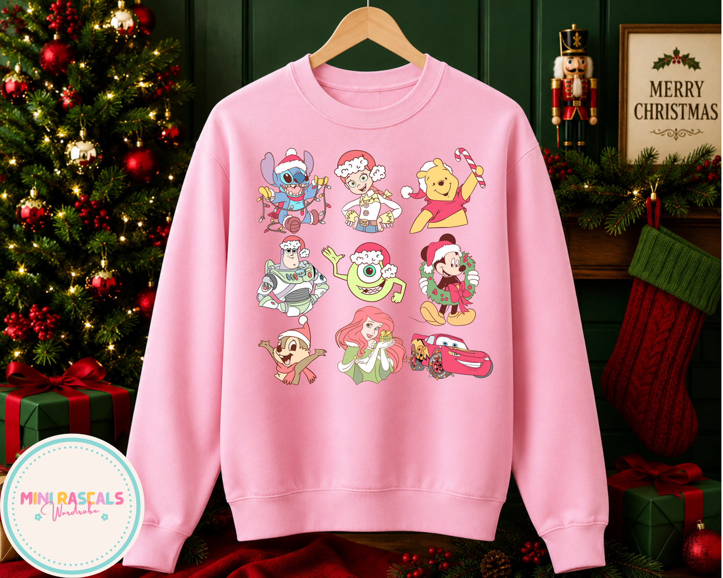 Disney Movies Christmas Sweatshirt