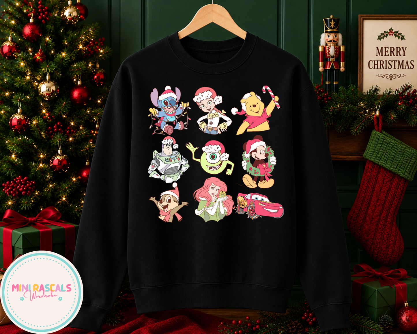 Disney Movies Christmas Sweatshirt
