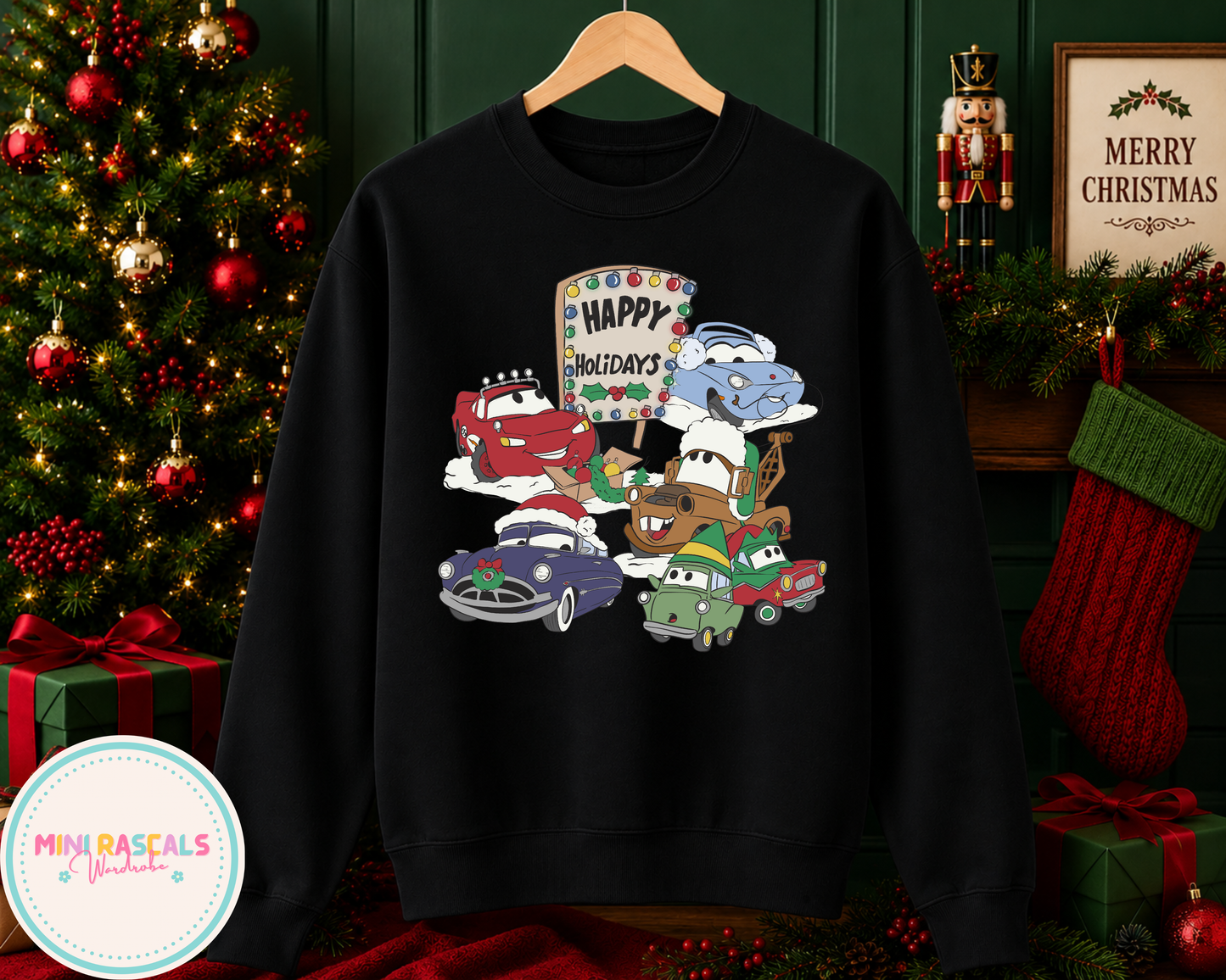 Cars Radiator Springs Christmas Sweatshirt