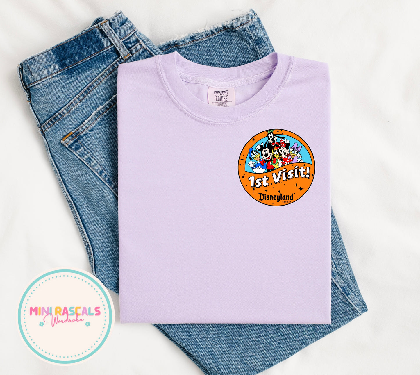 Disney 1st Visit Badge Inspired Children's T-Shirt