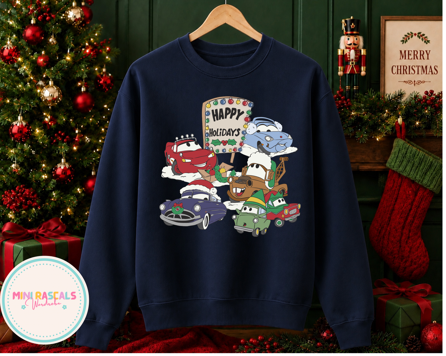 Cars Radiator Springs Christmas Sweatshirt
