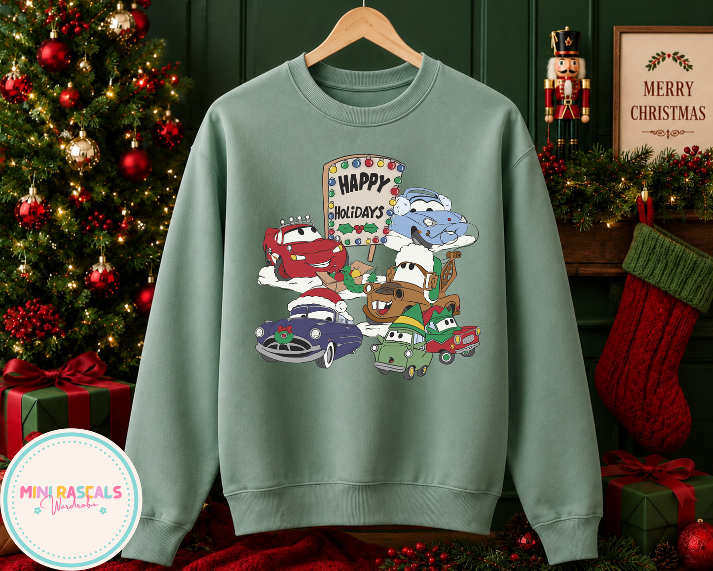 Cars Radiator Springs Christmas Sweatshirt