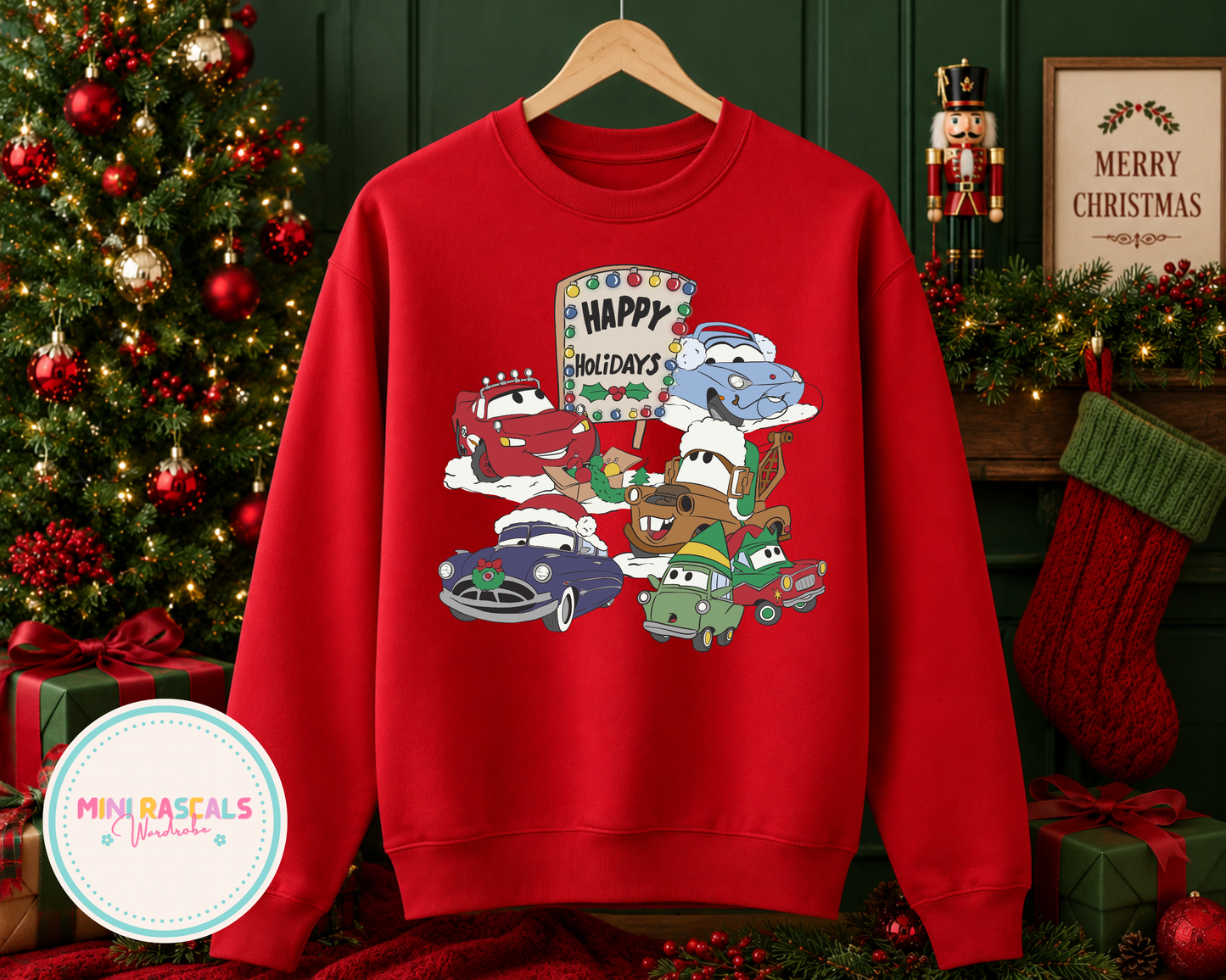 Cars Radiator Springs Christmas Sweatshirt